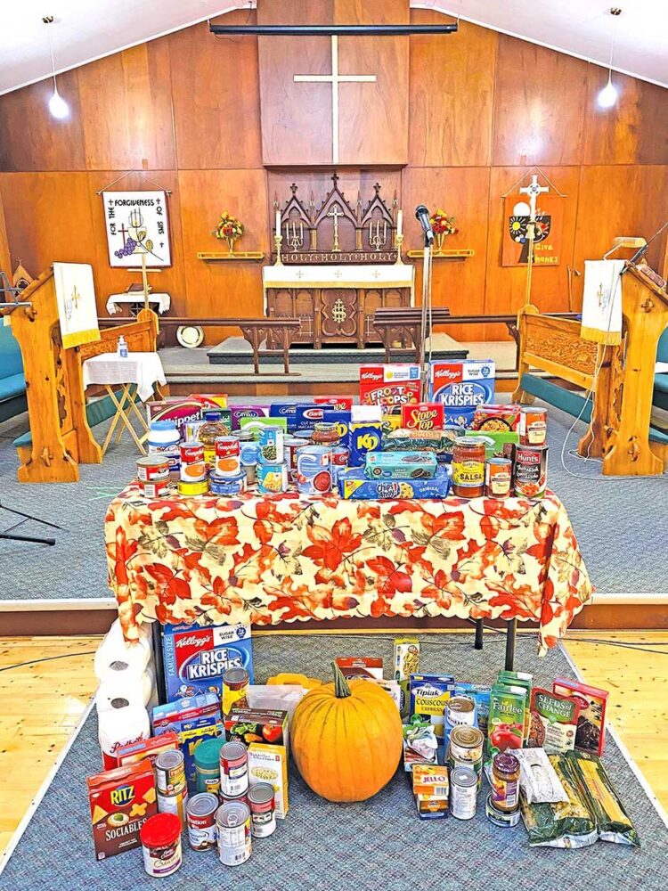 Photo of Thanksgiving offering