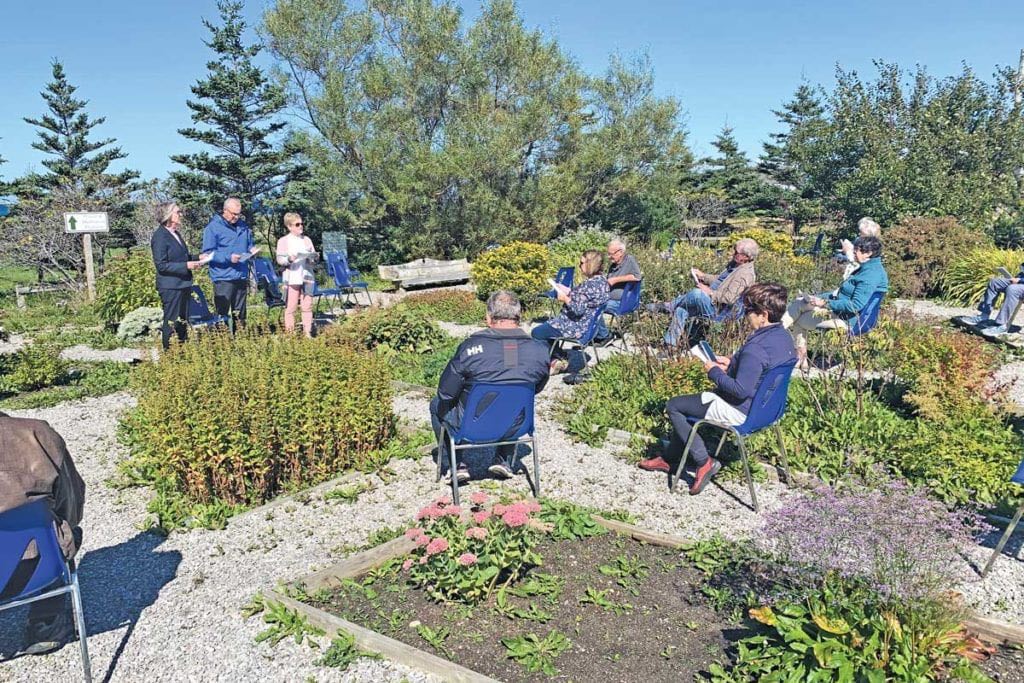 Some of the parishioners who attended this service for The Season of Creation