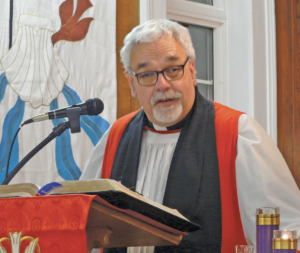 Archbishop preaching