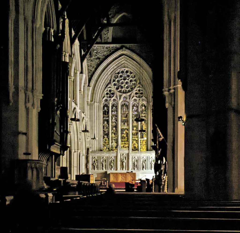 Stripped altar, Maundy Thursday 2022