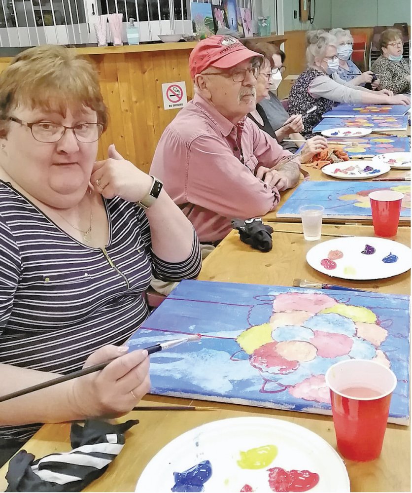 Paint Night participants 1`