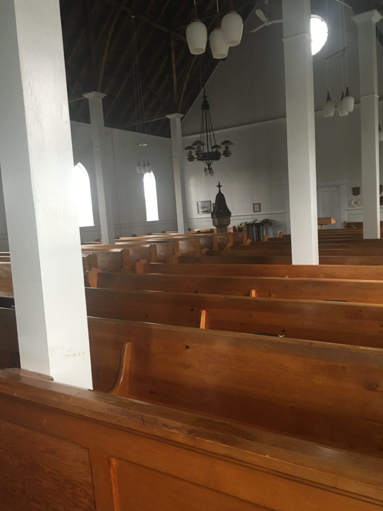 St. Alban’s Church in Bonavista Bay inside