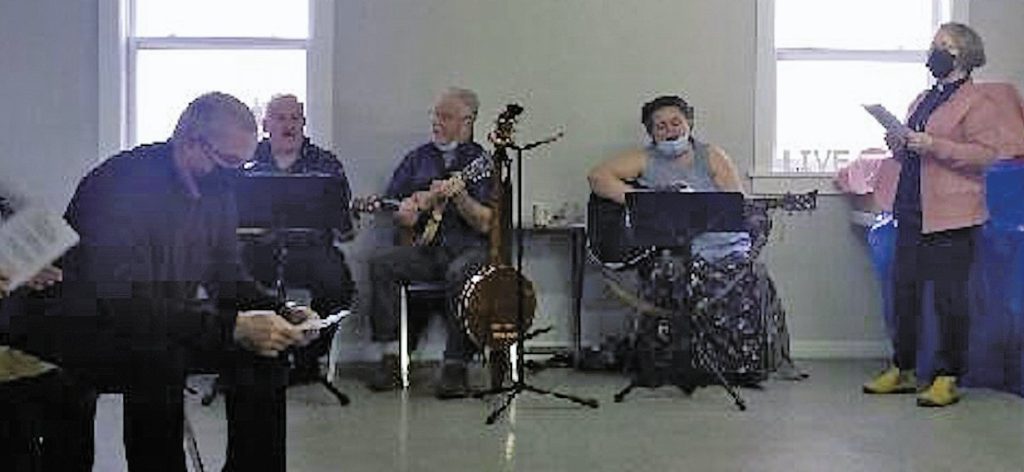 musicians at Lenten quiet day