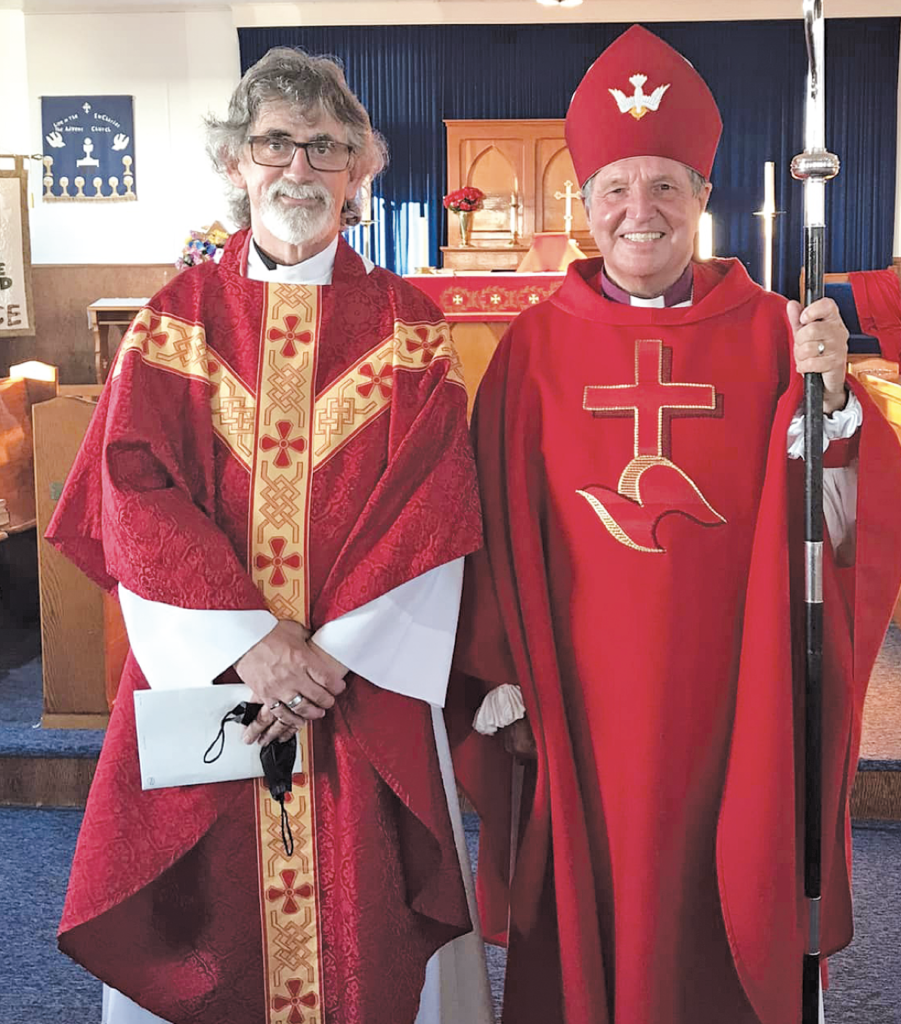 Terrance Coates and Bishop Organ