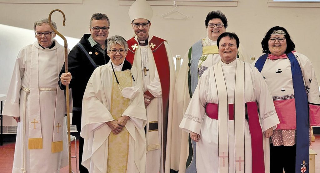 Clergy at Sarah Baikie's ordination 