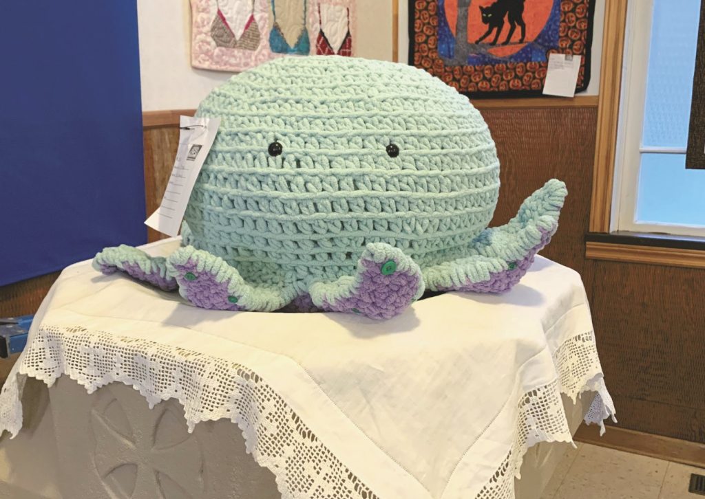 crochet octopus, Rocky Harbour NL