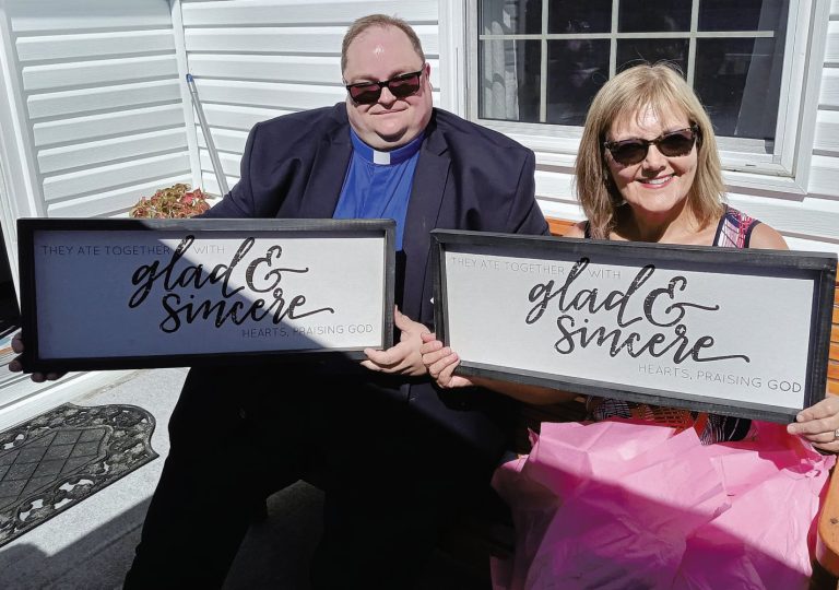 Canon Jeffrey and Canon Paulette