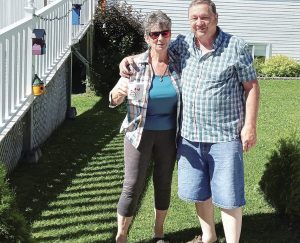 Janet and Brian, our hostess and host