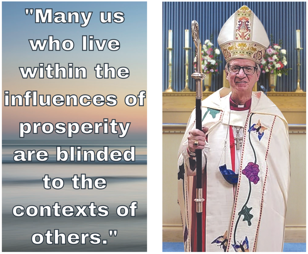 quotation and photo of bishop