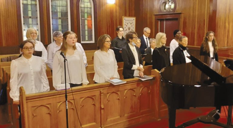 choir in cathedral in Corner Brook NL