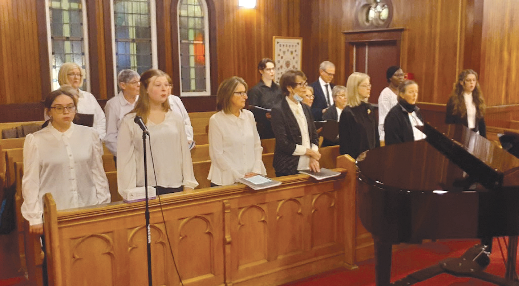 choir in cathedral in Corner Brook NL
