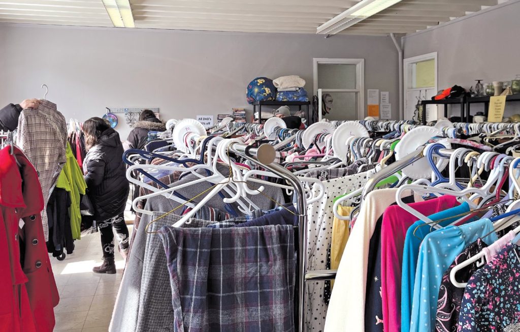 thrift store clothing