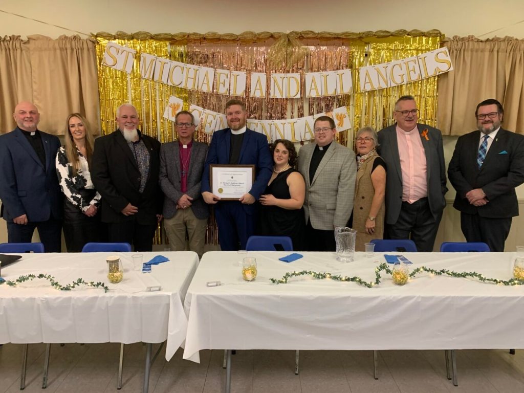 Centennial Celebrations at St. Michael and All Angels’, Creston, ministers