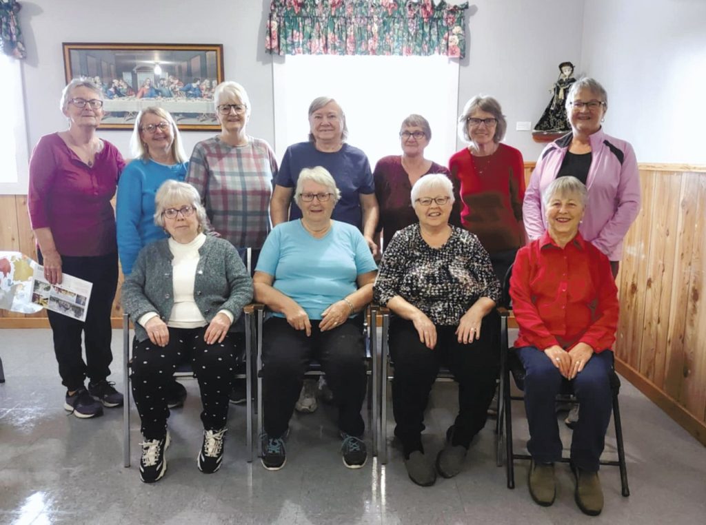 women from Anglican Church Women organization, Holy Trinity Meadows Newfoundland.