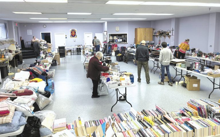 Church sale in Topsail Newfoundland in the fall of 2024.