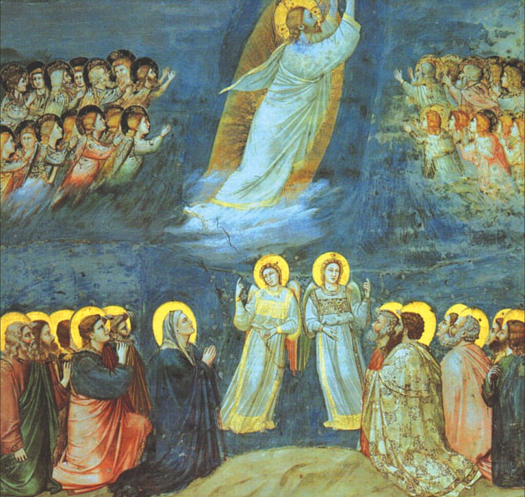 fresco of the Ascension of Jesus Christ
