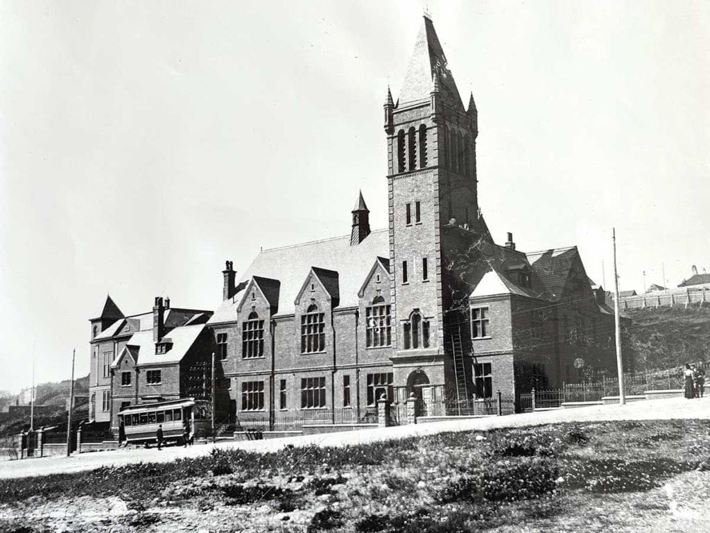 The cathedral’s parish hall, 1914
