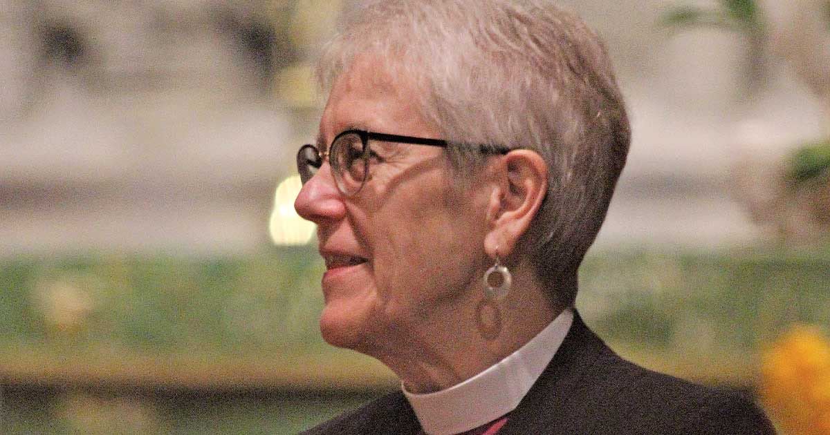 Archbishop Linda Nicholls at the Cathedral of St. John the Baptist, St. John’s, on October 20th